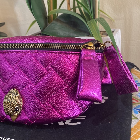 Kurt Geiger Small Kensington Soft Quilted Leather Belt Bag - Picture 3 of 13